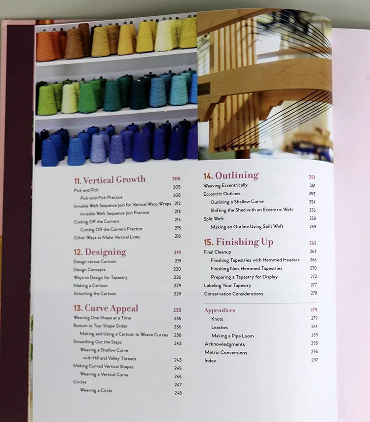 Signed copies of The Art of Tapestry Weaving and Untangled